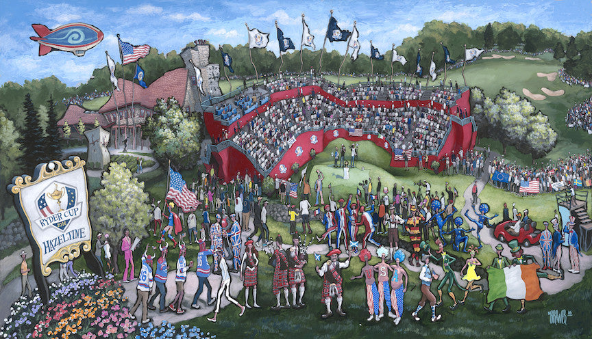 "Ryder Cup 2016" Fine Art Canvas Reproductions Now Available