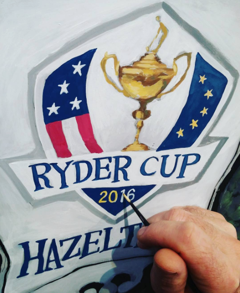 PGA 2016 Ryder Cup Painting