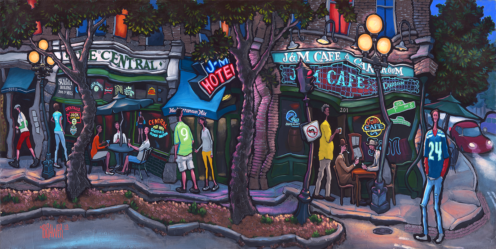 1st & Washington - Seattle Original Painting