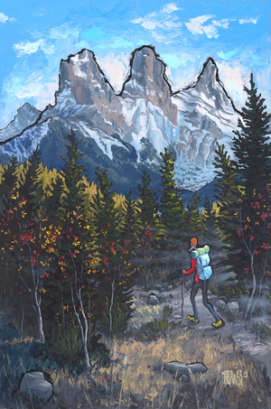 Three Sisters Original Painting