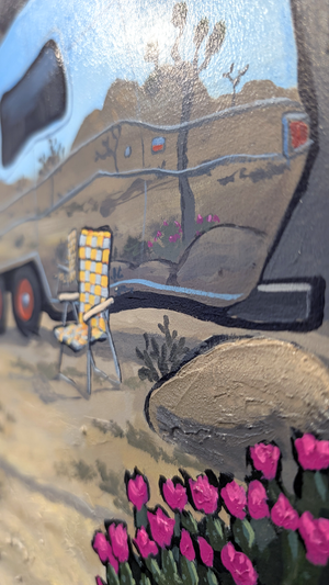 Airstream at Joshua Tree - Original Painting