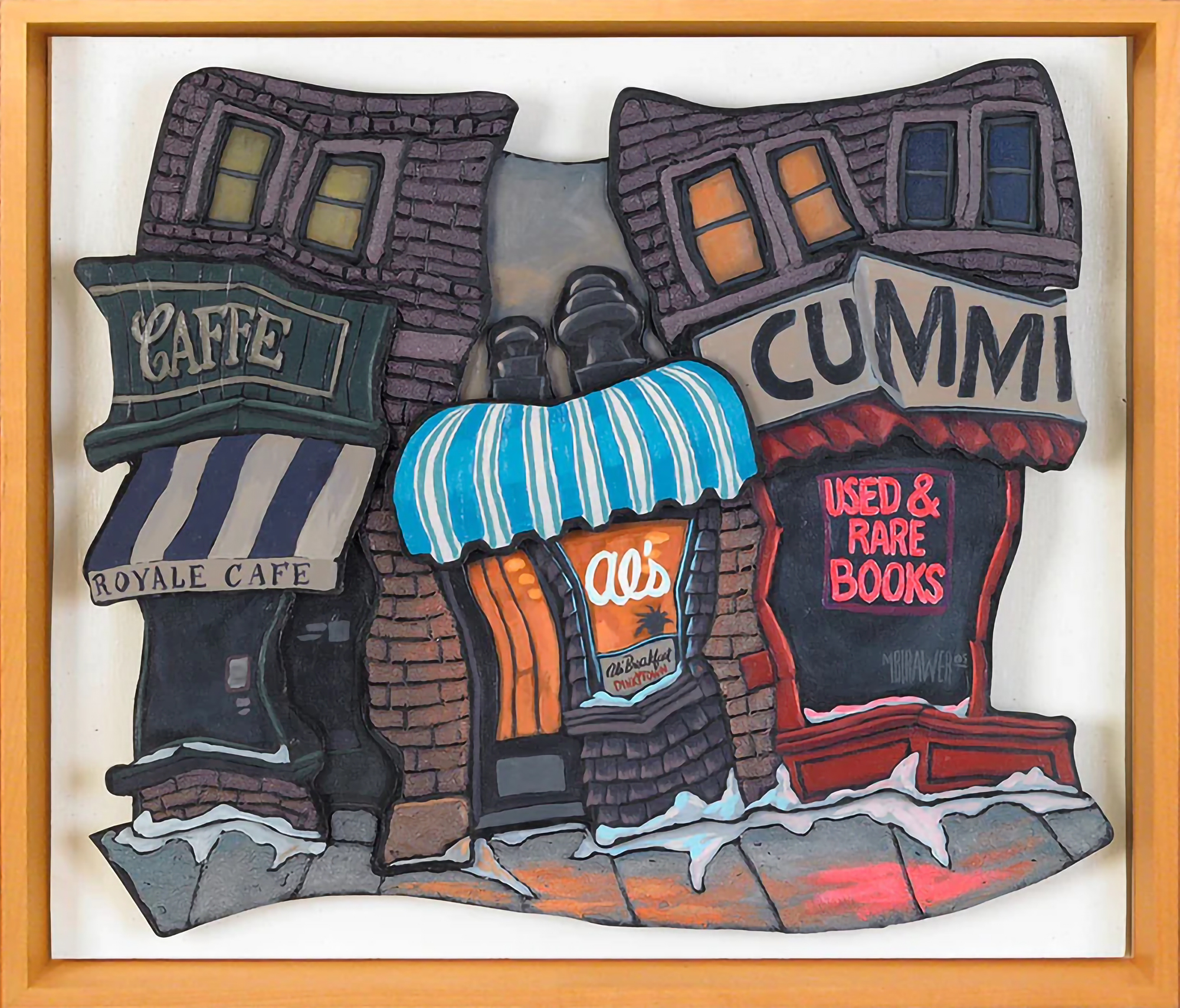 Al's Breakfast Cutout Painting