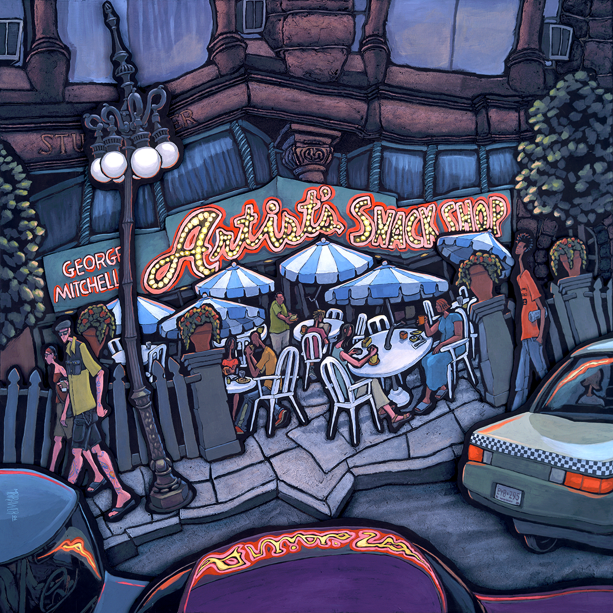 Artist's Snack Shop Original Painting