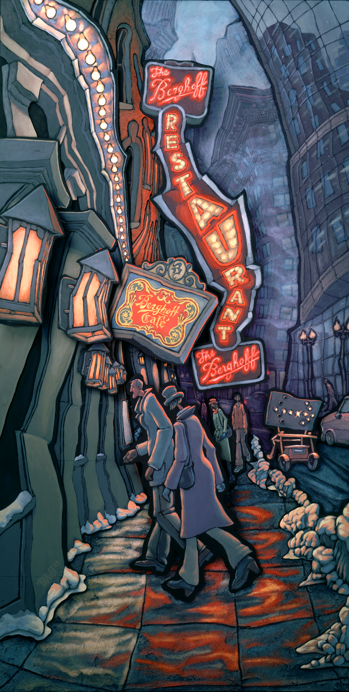 The Berghoff - Chicago Original Painting