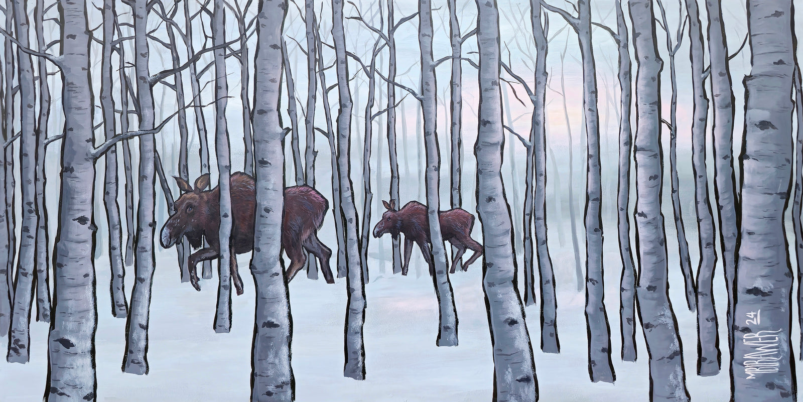 Birch Forest - Original Painting