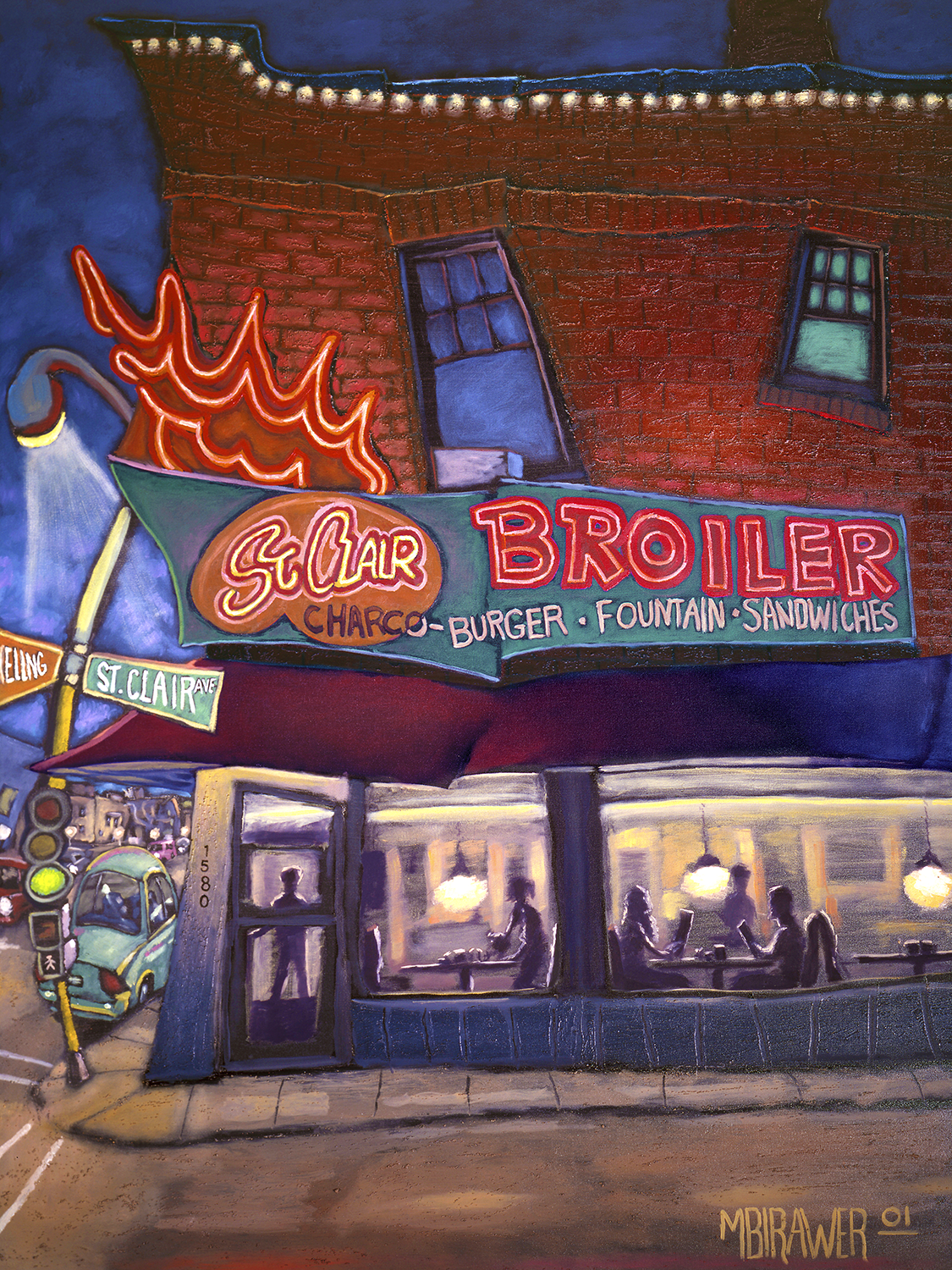 St. Clair Broiler Original Painting