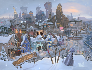 Buffalo - City of Snow - Original Painting