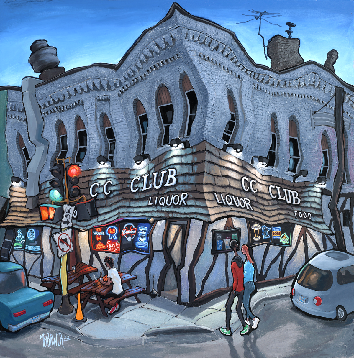C.C. Club - Minneapolis Original Painting - Michael Birawer