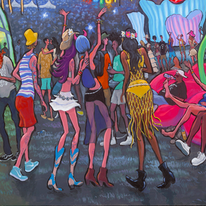 Coachella Music Festival - Original Painting (Copy)