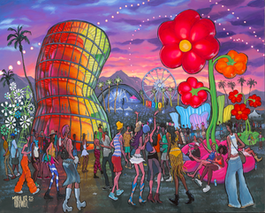 Coachella Music Festival - Original Painting (Copy)