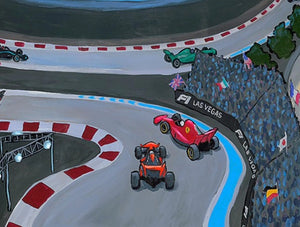 Las Vegas Skyline Original Painting