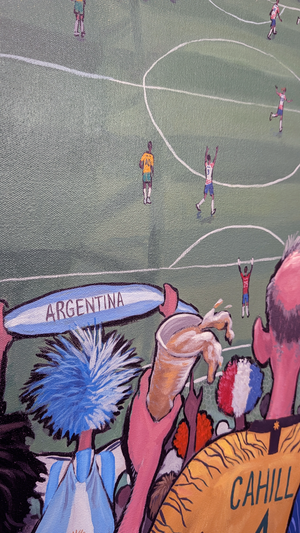 World Cup - Seattle Original Painting   AVAILABLE