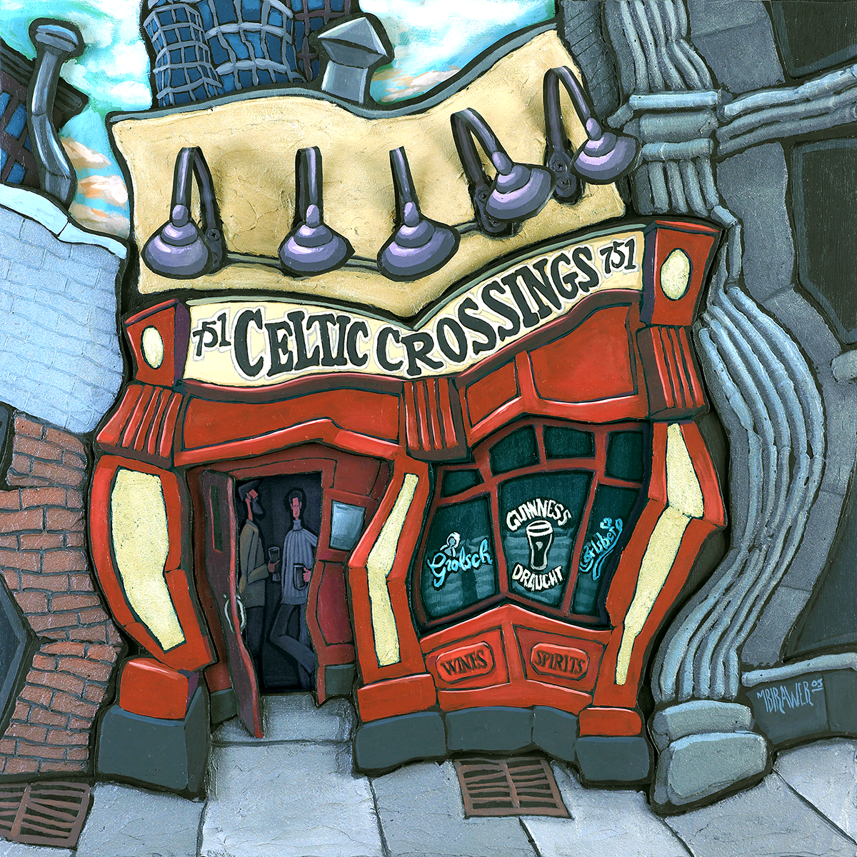 Celtic Crossings Original Painting