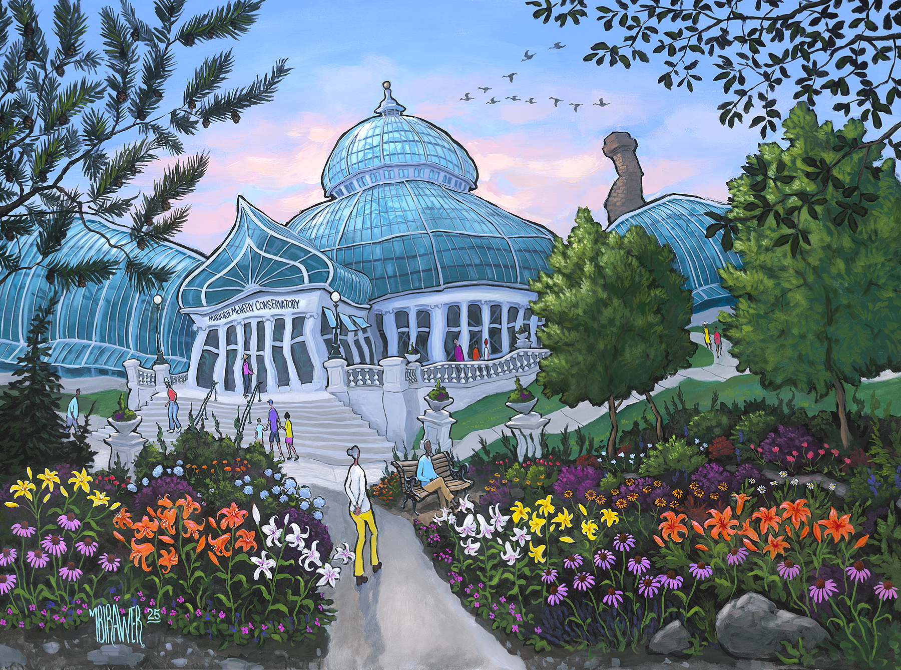 Como Conservatory - St. Paul Original Painting  AVAILABLE