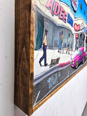 Cutlass G-Body In Crenshaw LA - Original Painting  AVAILABLE