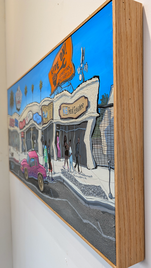 Cutlass G-Body In Crenshaw LA - Original Painting  AVAILABLE