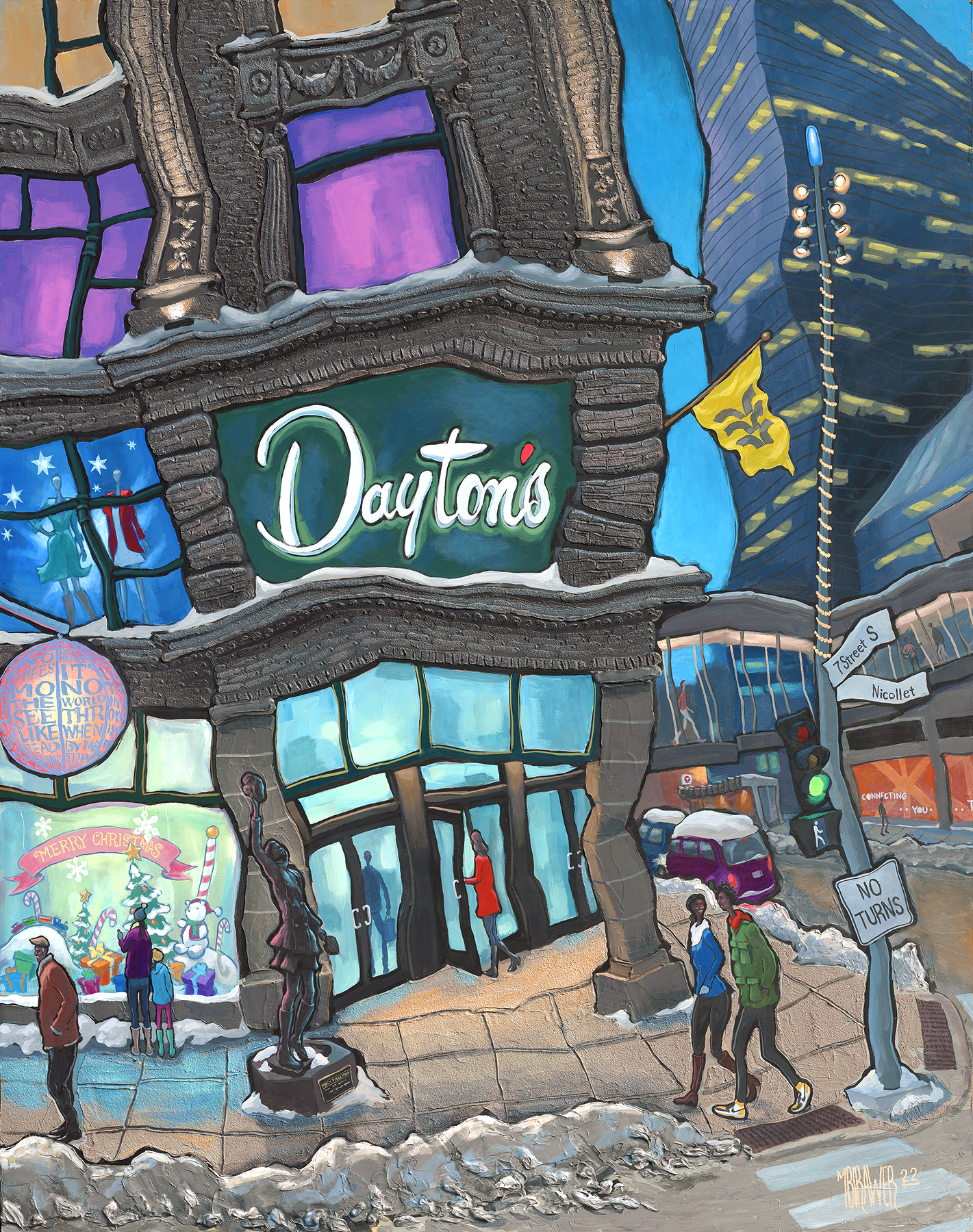 7th & Nicollet Original Painting