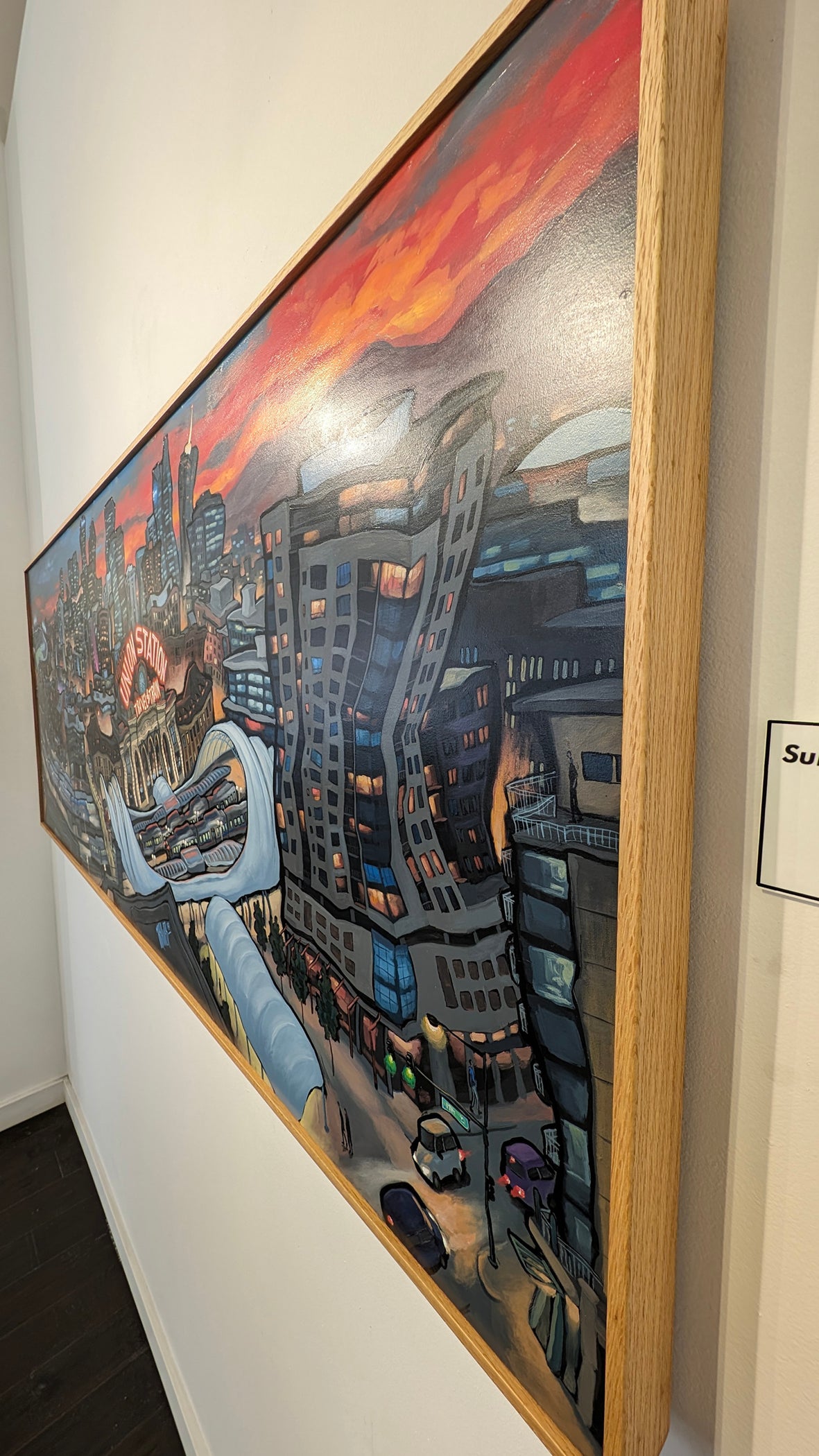 Summer Night In Downtown Denver - Original Painting