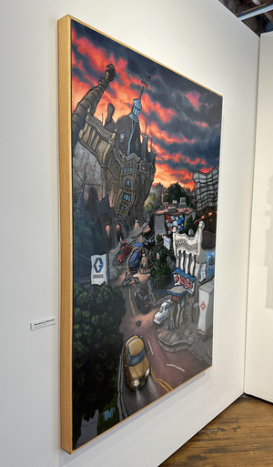 パブミラー　makers mark 絵画 メーカーズマーク パブミラー Maker's Markビンテージ バーボン - メルカリ