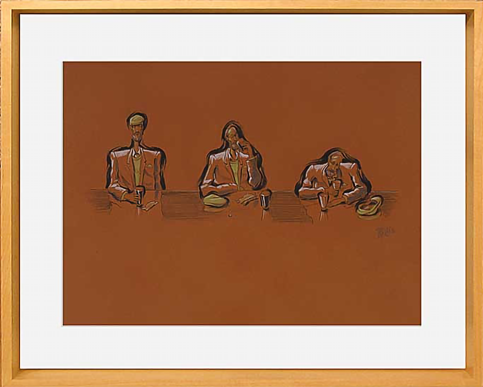 Digressing Man Original Drawing