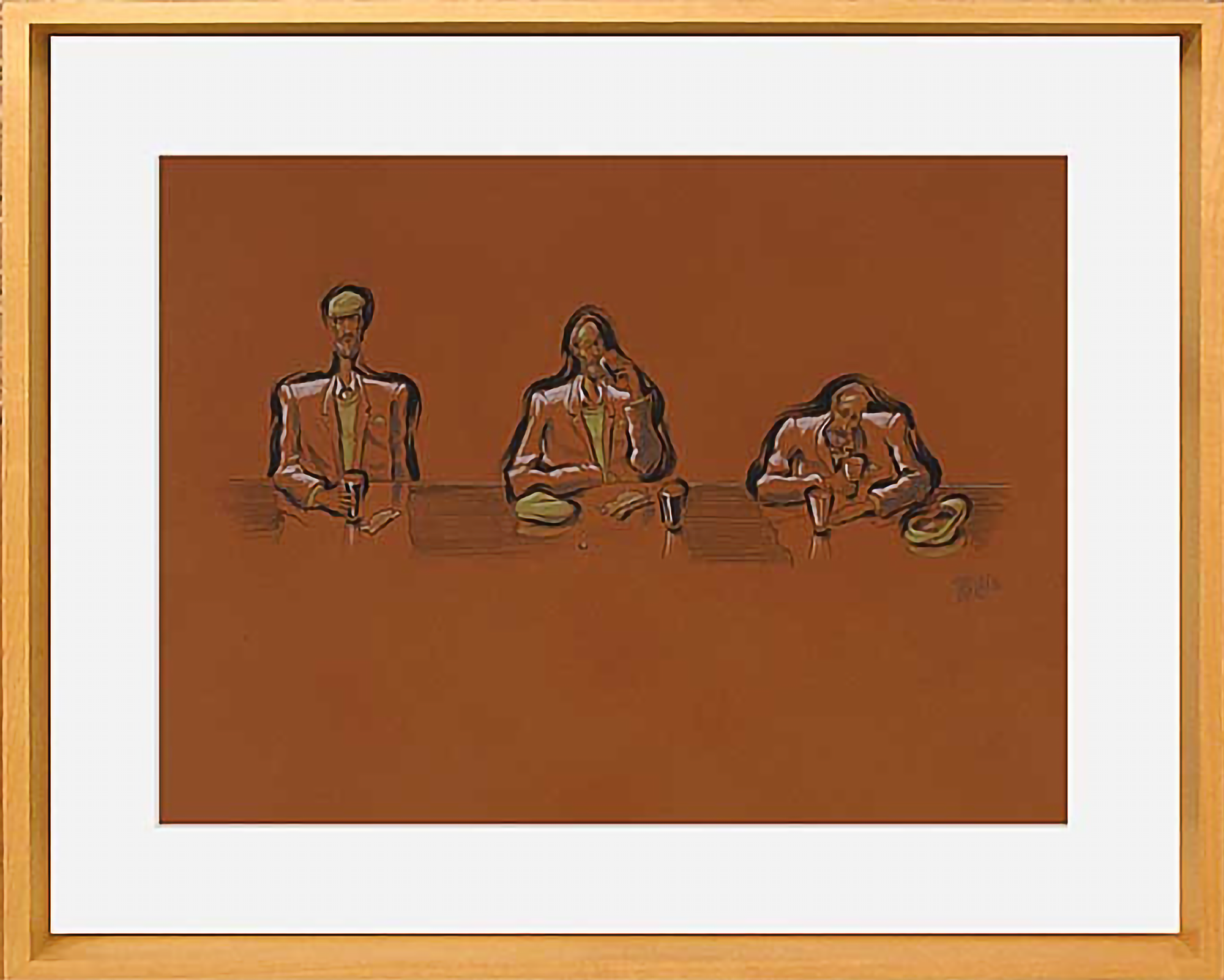 Digressing Man Original Drawing