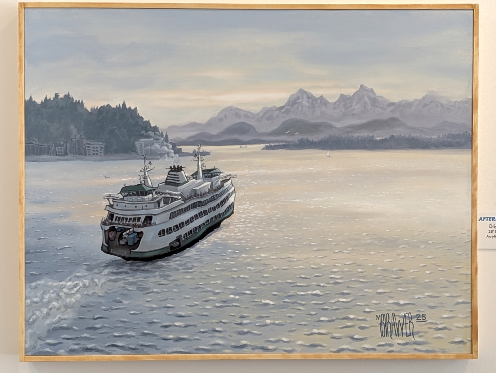 Afternoon Ferry - Seattle Original Painting