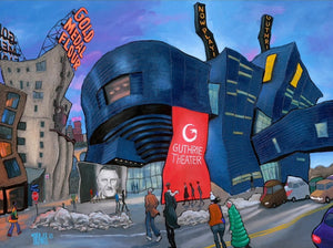 Guthrie Theater - Minneapolis - Original Painting   AVAILABLE