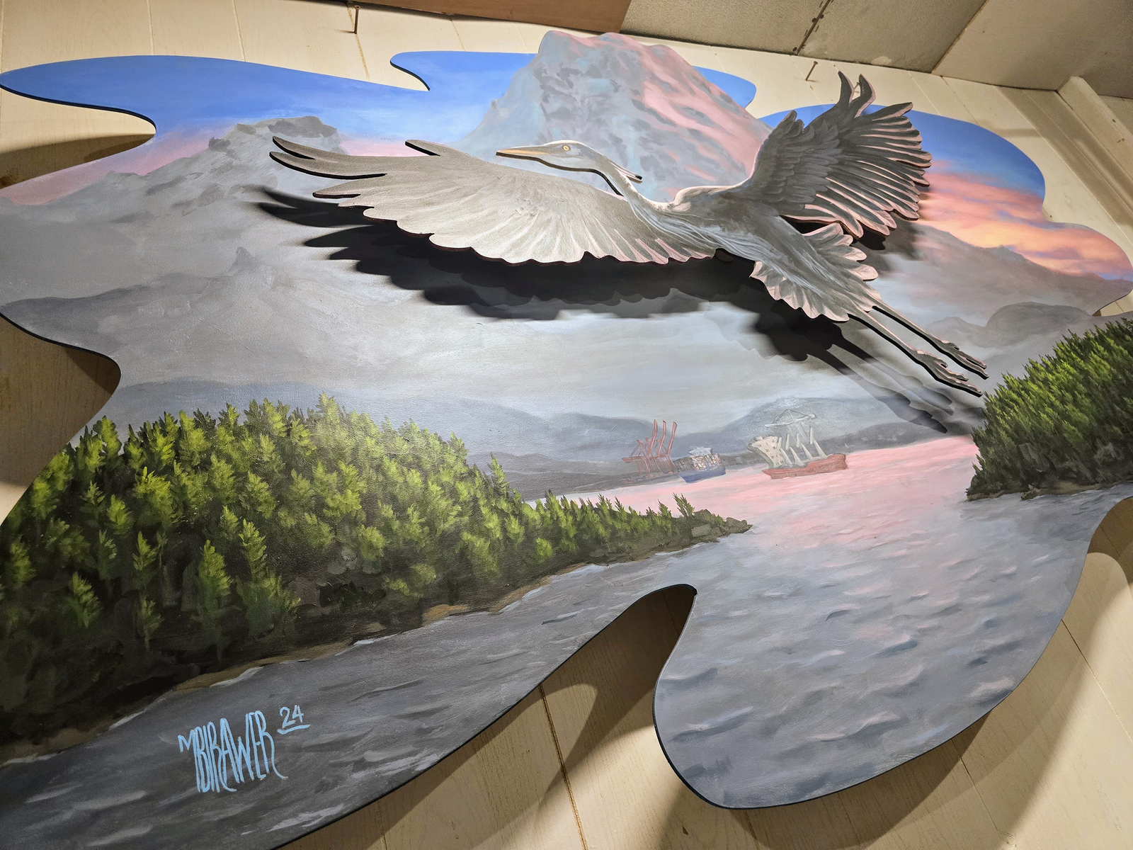 The Great Blue Heron - Puget Sound, WA