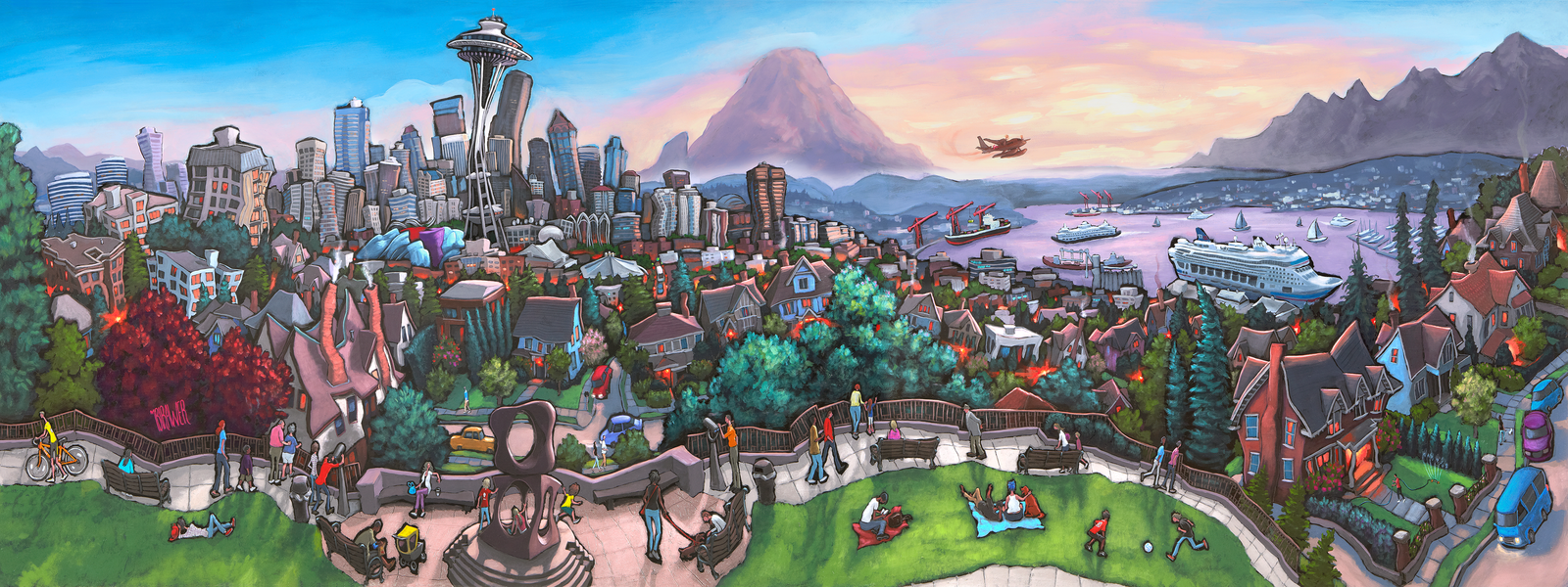 Kerry Park Original Painting