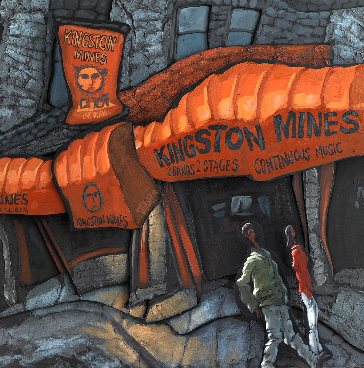 Kingston Mines - Chicago Original Painting