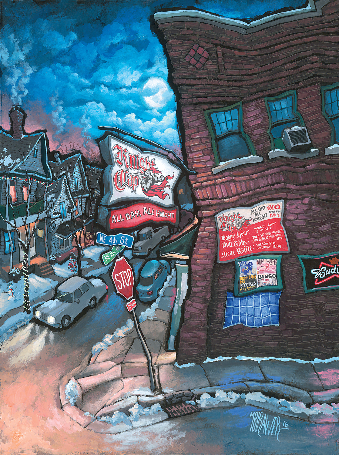 Knight Cap Original Painting