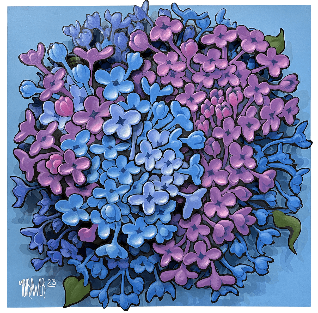 "Lilacs" Original Painting