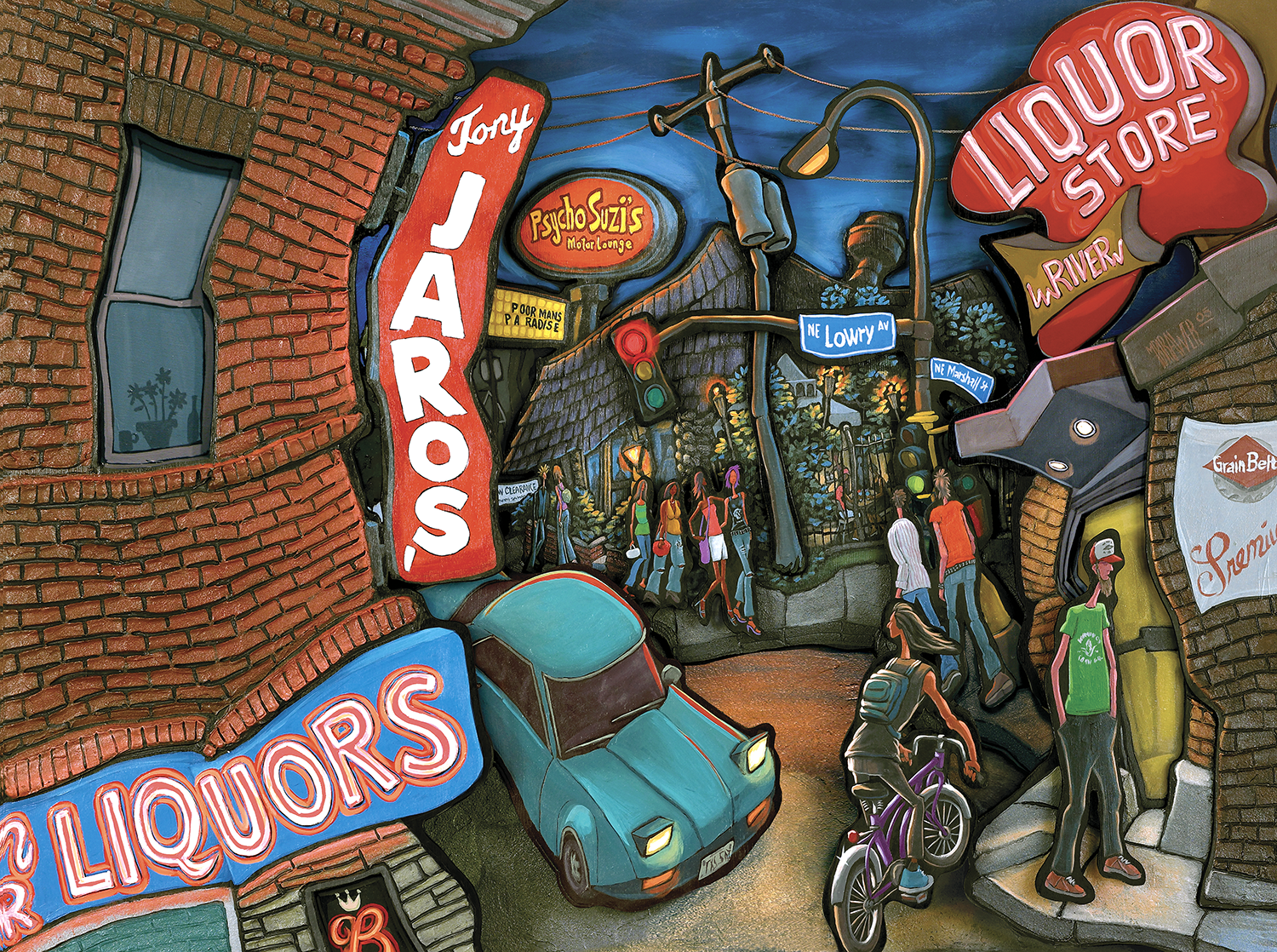 Lowry & Marshall Original Painting