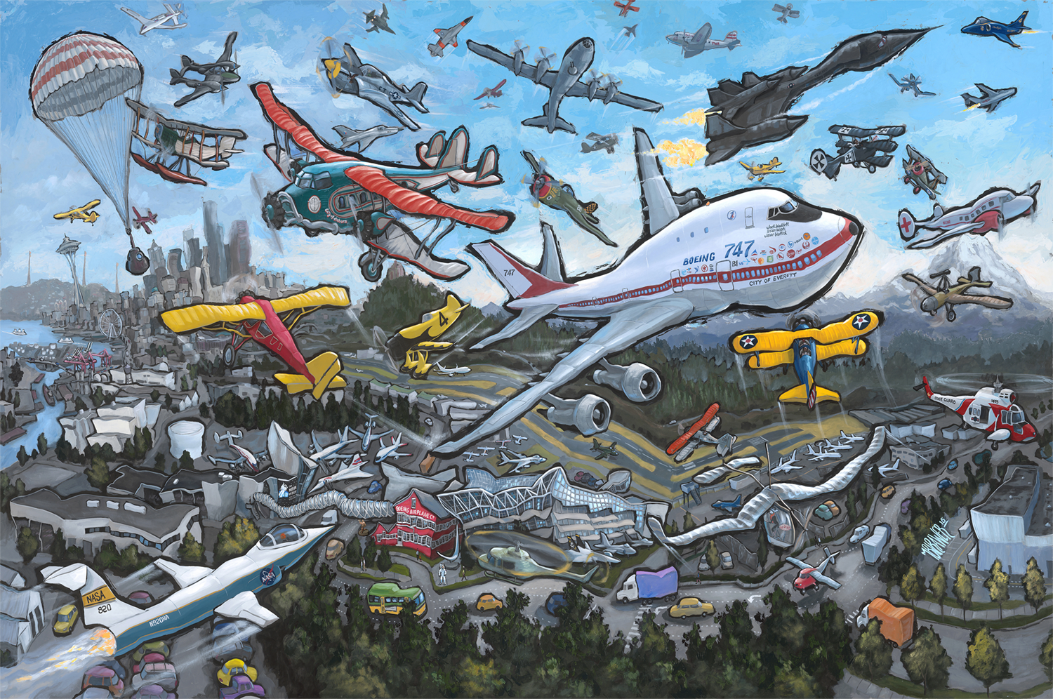 Museum of Flight Original Painting