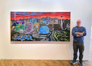 Las Vegas Skyline Original Painting