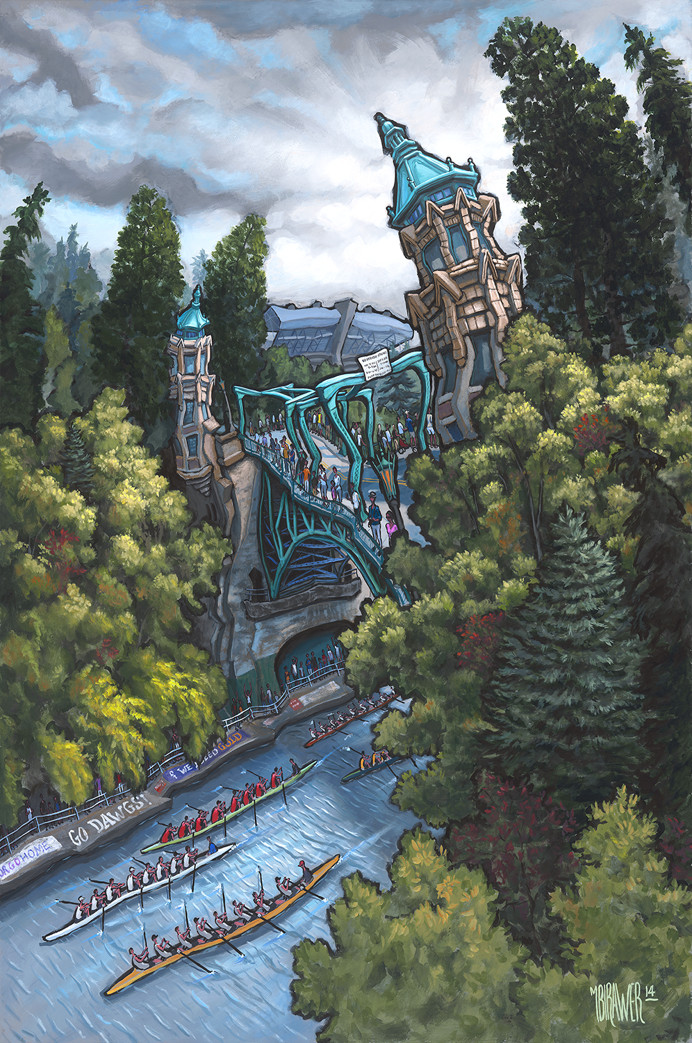 Montlake Cut Original Painting