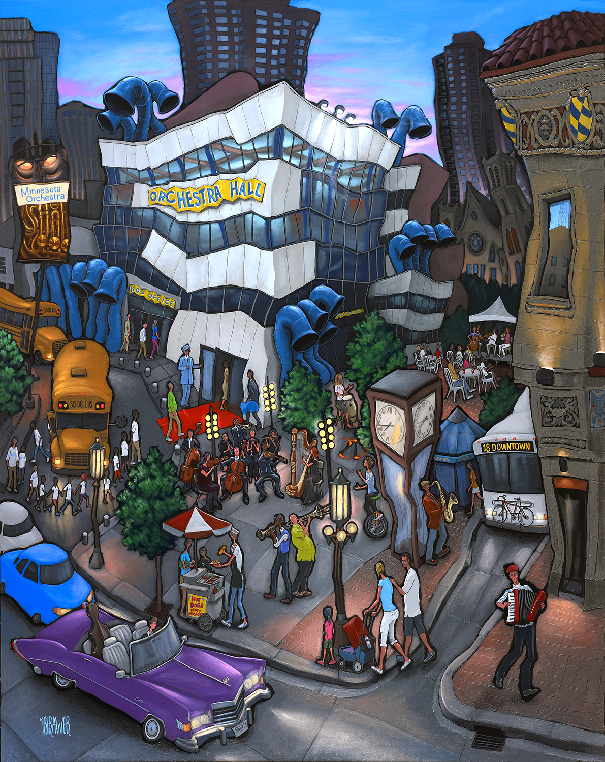 Orchestra Hall Original Painting