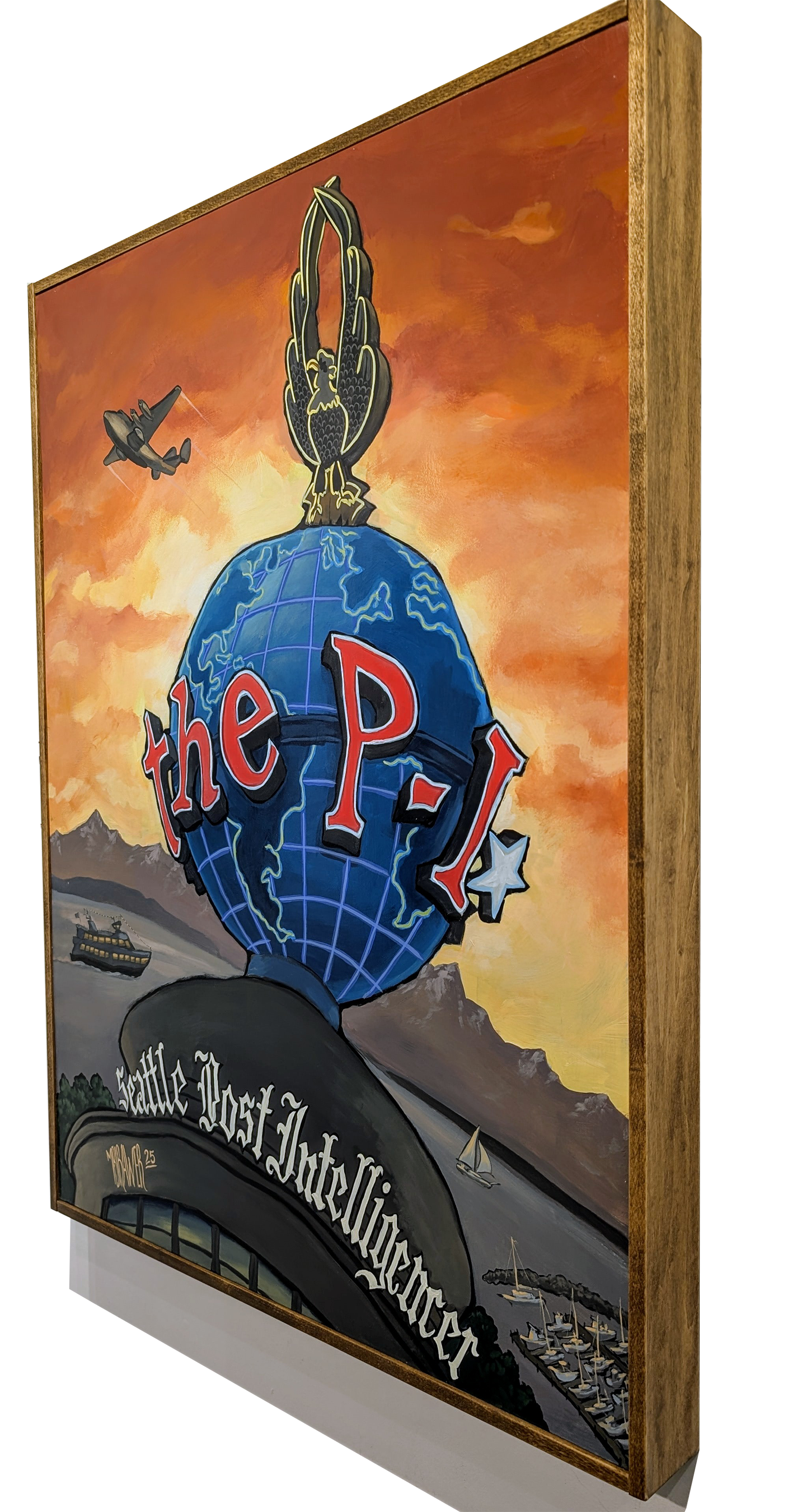 Seattle Post Intelligencer Original Painting
