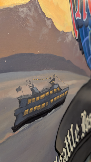 Seattle Post Intelligencer - Original Painting