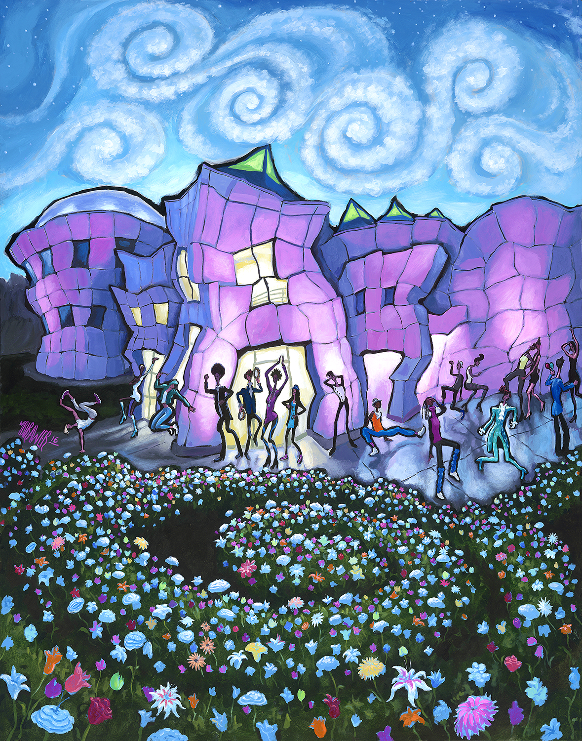 Paisley Park Original Painting