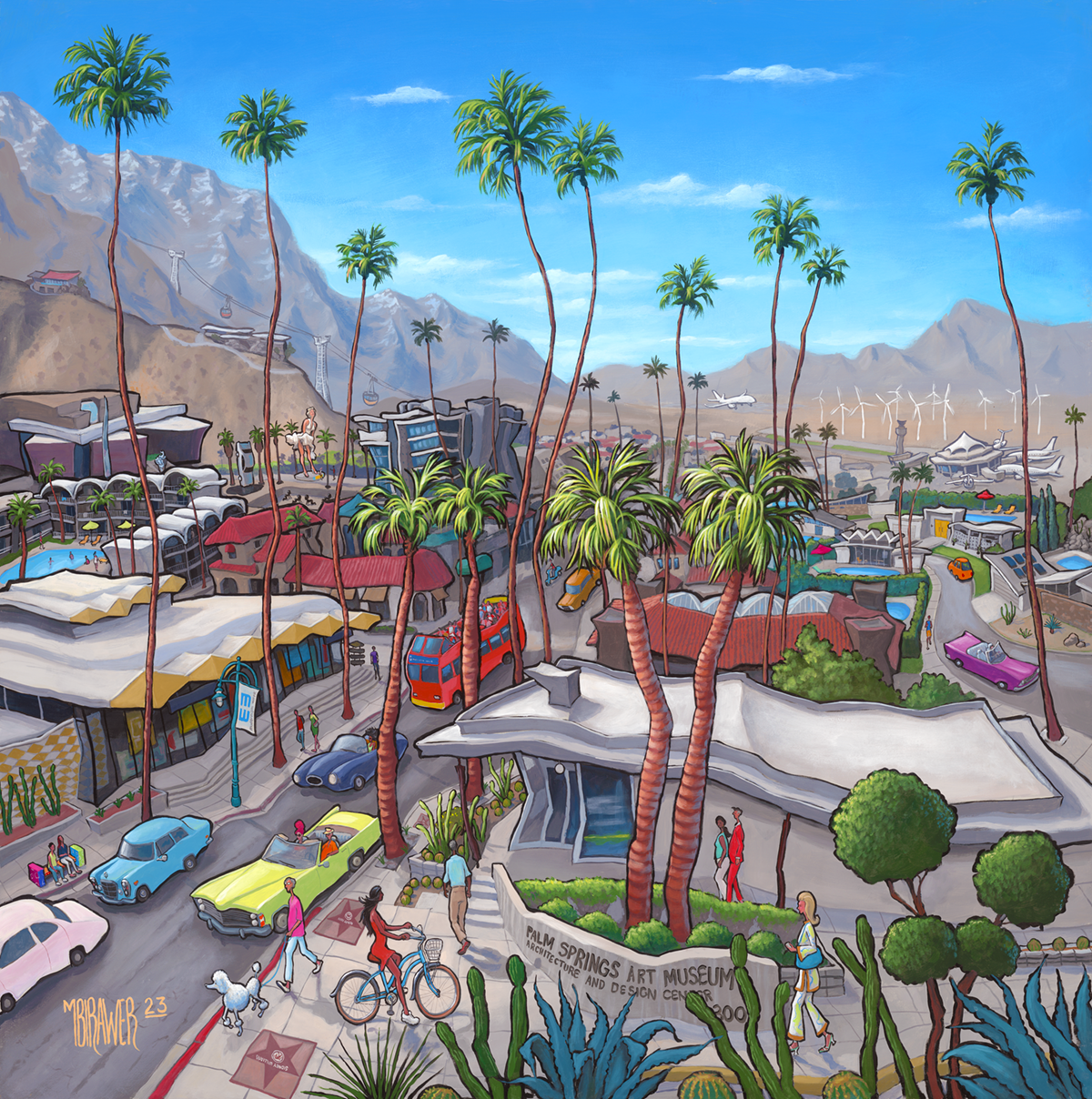 Palm Springs Original Painting