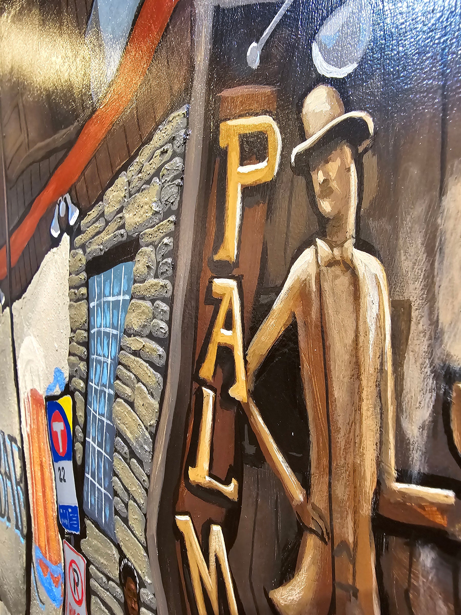 Palmer's Bar - Minneapolis Original Painting     AVAILABLE