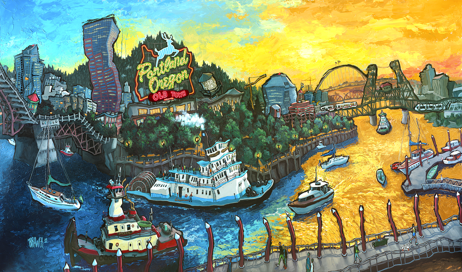 Portland Original Painting