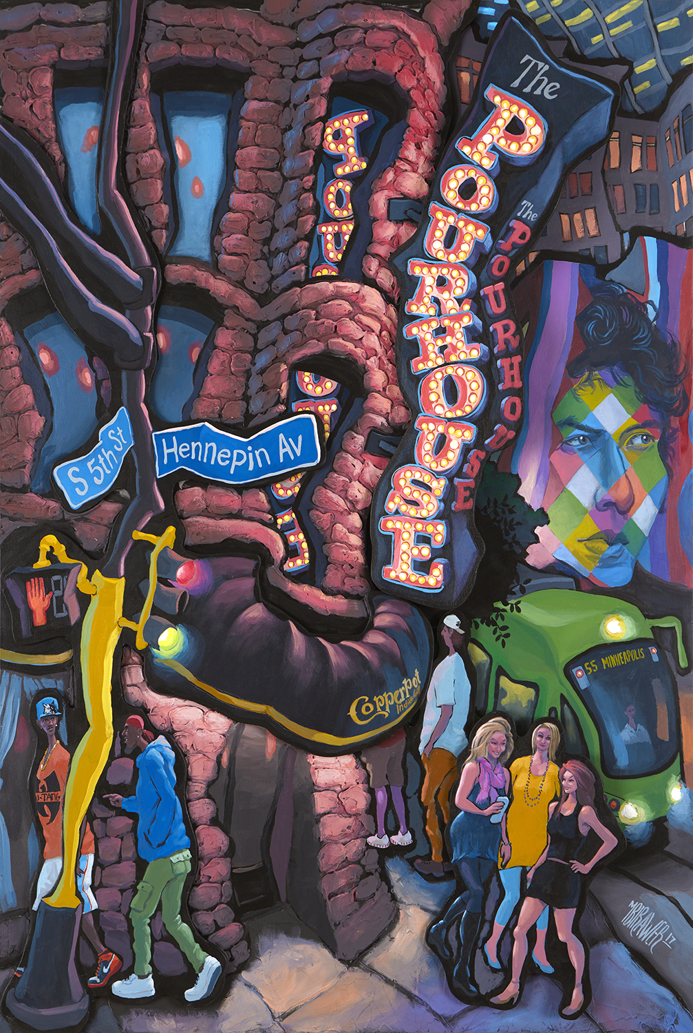 The Pourhouse Original Painting