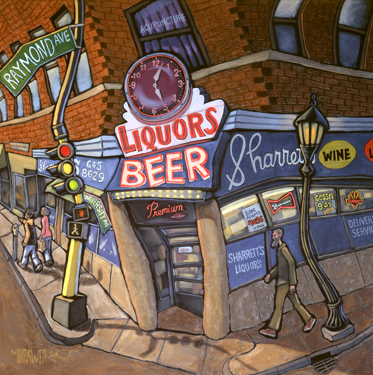 Raymond & University Original Painting