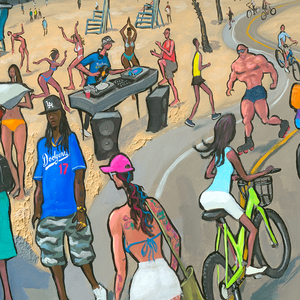 Santa Monica Beach - Original Painting