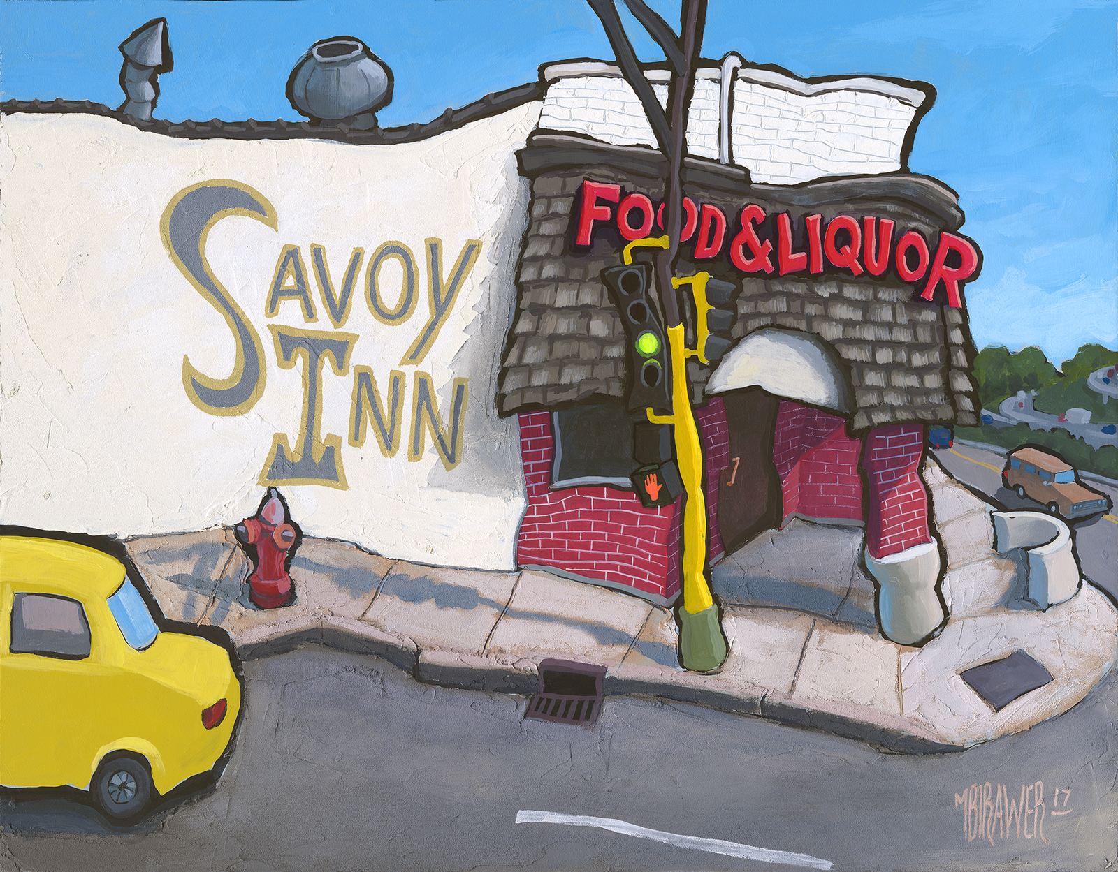 Red's Savoy Pizza - St. Paul Original Painting