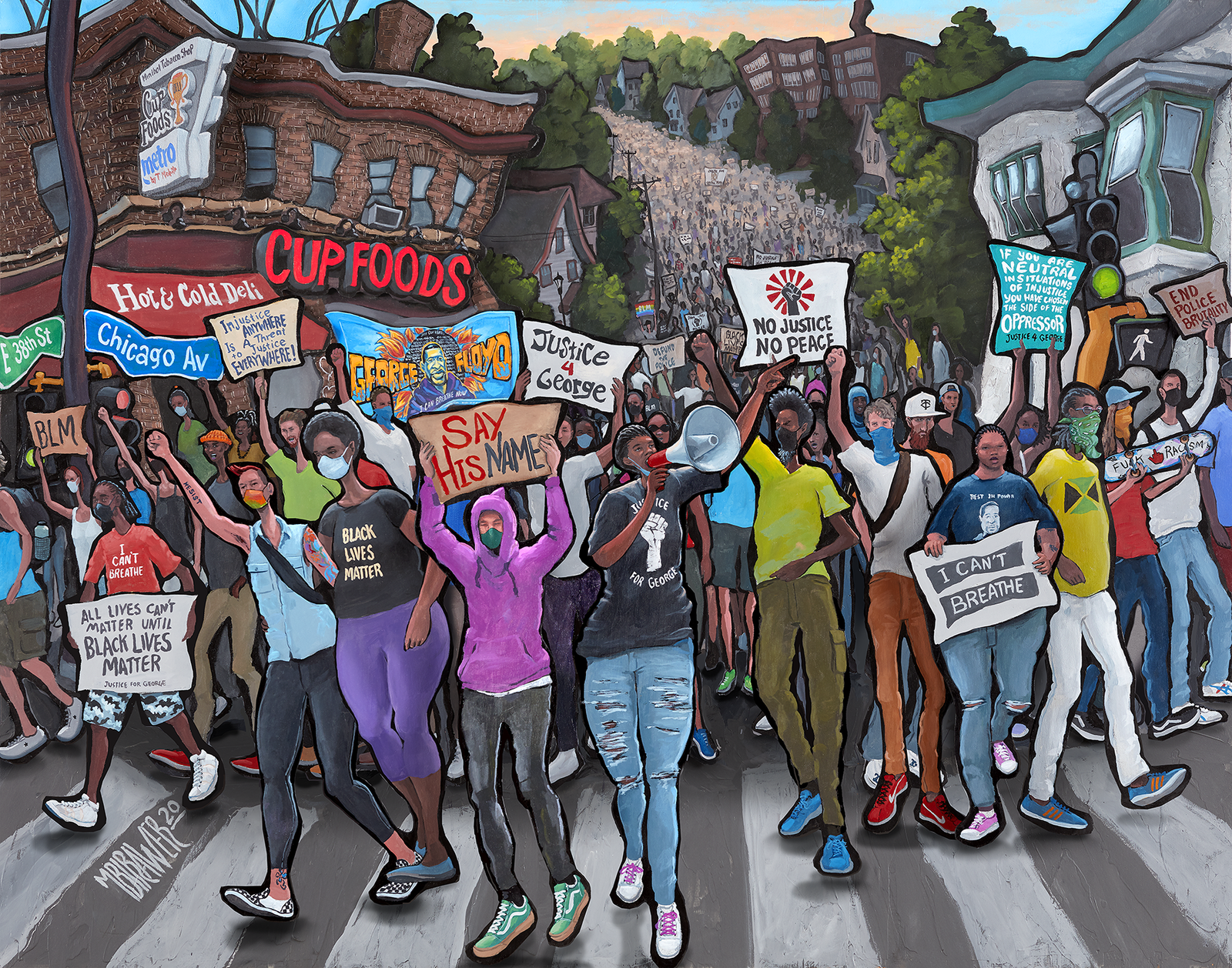 Say His Name Original Painting