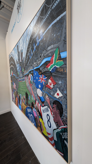 World Cup - Seattle Original Painting   AVAILABLE