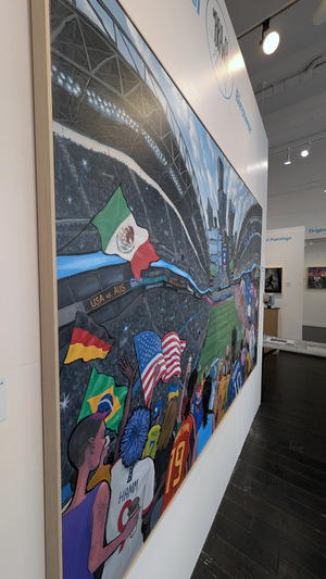 World Cup - Seattle Original Painting   AVAILABLE